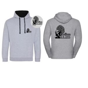 LG - Hoodie Basic - grey / black