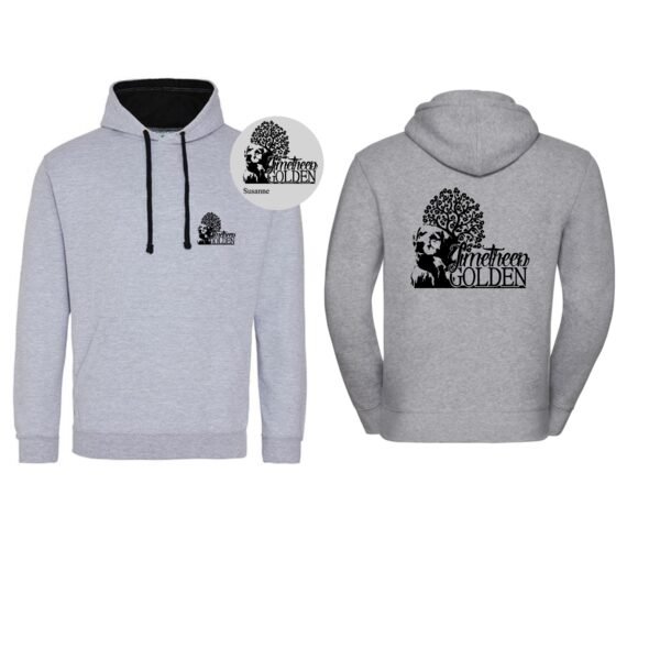 LG - Hoodie Basic - grey / black